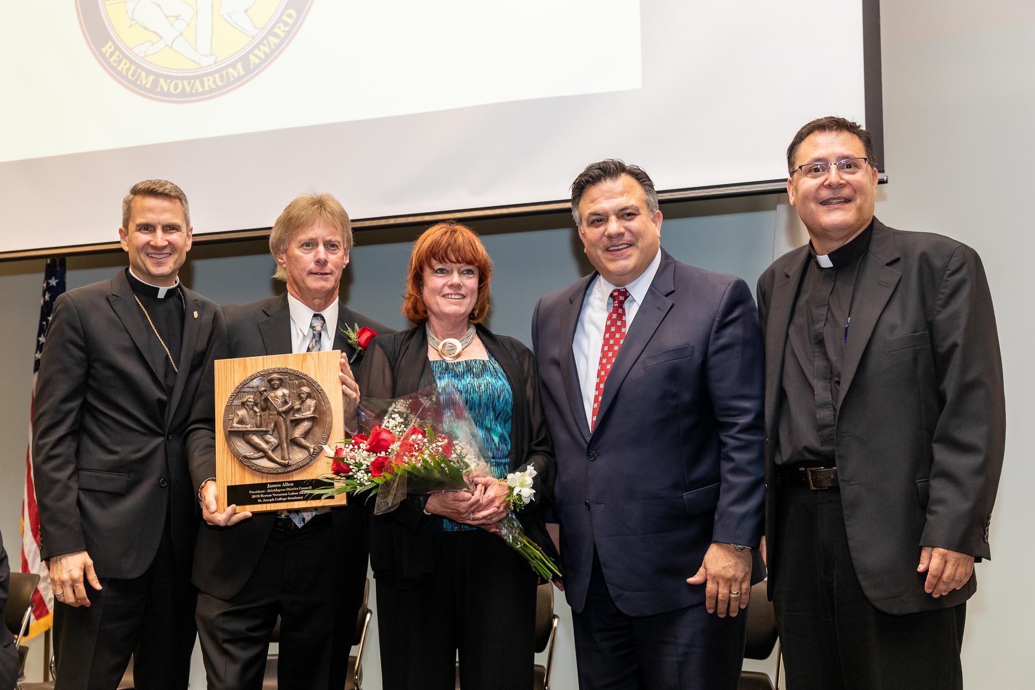 ADC President Jim Allen ReceiveS The Rerum Novarum Award  