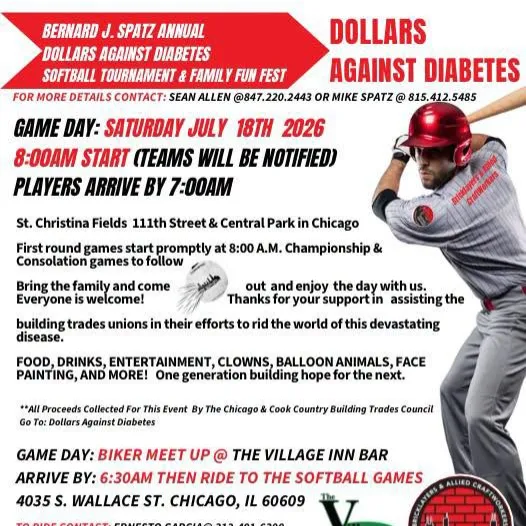 Saturday July 18th, 2026 at 4035 S. Wallace St. Chicago, IL 60609